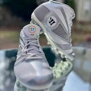Warrior Burn 7.0 Mid Lacrosse Cleats (Youth) Size 4.5Y